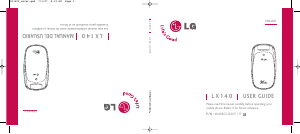 Bruksanvisning LG LX140 Mobiltelefon