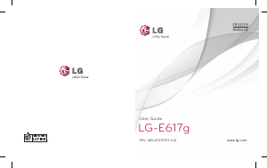 Mode d’emploi LG E617g Téléphone portable
