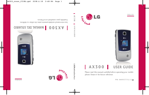 Bruksanvisning LG AX300 Mobiltelefon