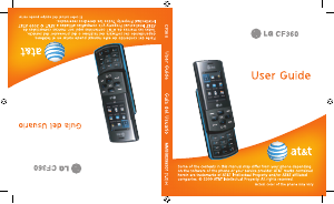 Manual LG CF360 (AT&T) Mobile Phone