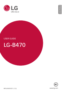 Bruksanvisning LG B470 Mobiltelefon