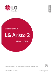 Bruksanvisning LG LM-X210MA Aristo 2 Mobiltelefon