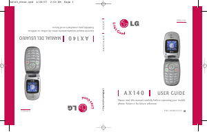 Bruksanvisning LG AX140 Mobiltelefon