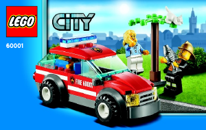 Käyttöohje Lego set 60001 City Palopäällikön auto