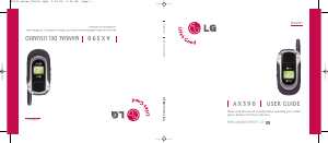 Bruksanvisning LG AX390 Mobiltelefon