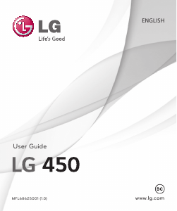 Manual LG 450 Mobile Phone
