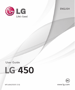 Bruksanvisning LG 450 Mobiltelefon