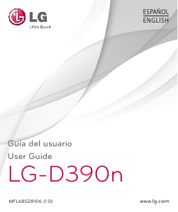 Manual de uso LG D390n Teléfono móvil