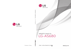 Manual LG AS680 Mobile Phone