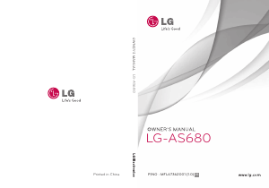 Bruksanvisning LG AS680 Mobiltelefon