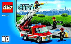 Bedienungsanleitung Lego set 60003 City Feuerwehreinsatz