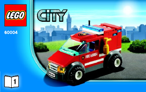 Manuale Lego set 60004 City Caserma dei pompieri