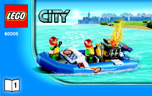 Käyttöohje Lego set 60005 City Sammutusvene