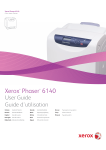 Mode d’emploi Xerox Phaser 6140 Imprimante