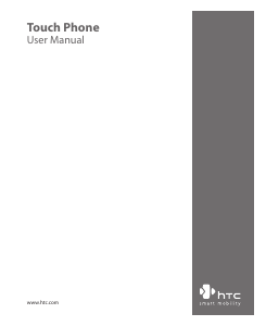 Handleiding HTC Touch Mobiele telefoon