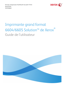 Mode d’emploi Xerox 6604 Imprimante
