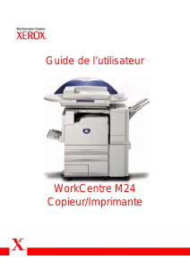Mode d’emploi Xerox WorkCentre M24 Imprimante multifonction