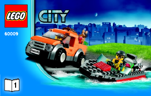 Käyttöohje Lego set 60009 City Pidätys helikopterista