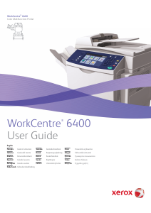 Mode d’emploi Xerox WorkCentre 6400 Imprimante multifonction