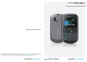 Bruksanvisning Alcatel One Touch 585D Mobiltelefon