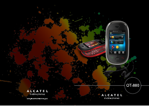 Bruksanvisning Alcatel OT-880 Mobiltelefon