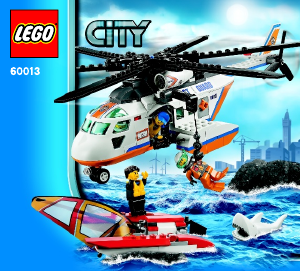 Käyttöohje Lego set 60013 City Rannikkovartioston helikopteri