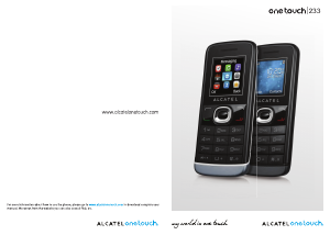 Handleiding Alcatel One Touch 233 Mobiele telefoon