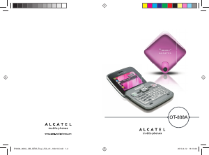 Handleiding Alcatel OT-808A Mobiele telefoon