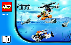 Manuale Lego set 60014 City Pattuglia della guardia costiera