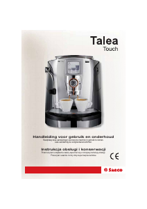 Bedienungsanleitung Saeco SUP032AR Talea Touch Kaffeemaschine