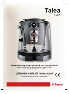 Manual Saeco SUP032OR Talea Giro Máquina de café