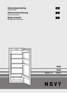 Handleiding Novy 4320 Koelkast