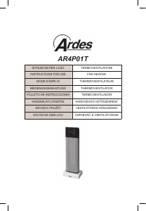 Használati útmutató Ardes AR4P01T Hősugárzó