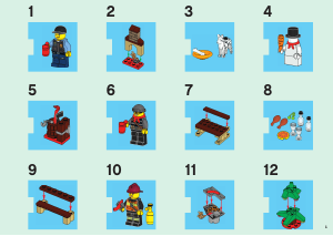 Bedienungsanleitung Lego set 60024 City Adventskalender