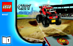Manual Lego set 60027 City Caminhão de transportes de carros de corrida