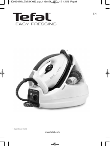 Manual Tefal GV5247G9 Easy Pressing Iron
