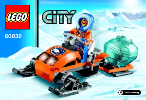 Bedienungsanleitung Lego set 60032 City Arktis-Schneemobil