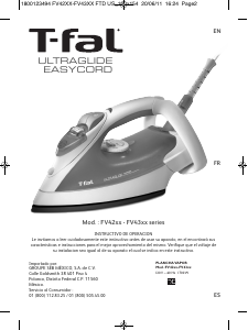 Manual de uso Tefal FV4379U0 Ultraglide Easycord Plancha