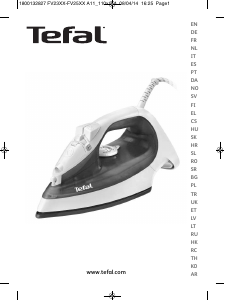 Kullanım kılavuzu Tefal FV2540T0 Ütü