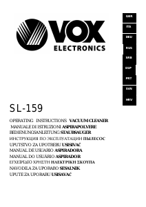 Priručnik Vox SL159R Usisavač