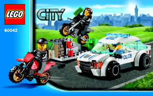 Manual Lego set 60042 City High speed police chase