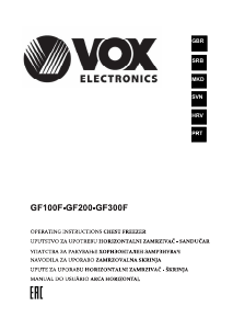 Manual Vox GF100F Congelador