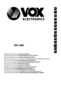 Manuale Vox MTL40M Ventilatore