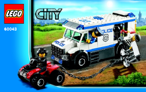 Bruksanvisning Lego set 60043 City Fångtransport