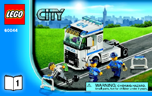 Manual Lego set 60044 City Mobile police unit