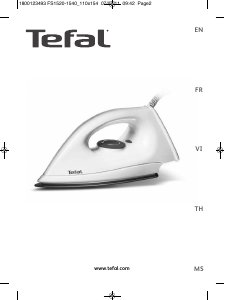 Hướng dẫn sử dụng Tefal FS1520T0 Bàn ủi