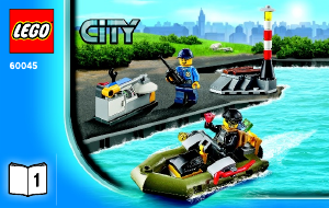 Bedienungsanleitung Lego set 60045 City Polizei-boot-transporter