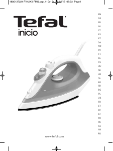 Manual de uso Tefal FV1220T1 Inicio Plancha