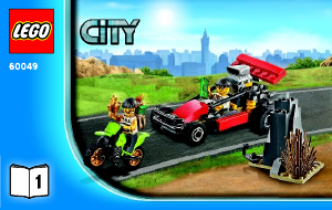 Bedienungsanleitung Lego set 60049 City Polizei-Hubschrauber Transporter