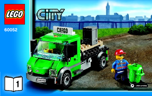 Manual de uso Lego set 60052 City Tren de mercancías